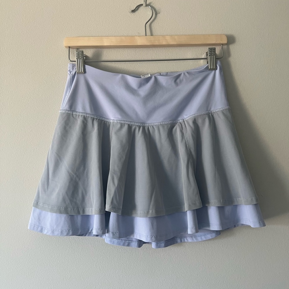 Ivivva by Lululemon Light Blue Tennis Skirt Skort Girls 14